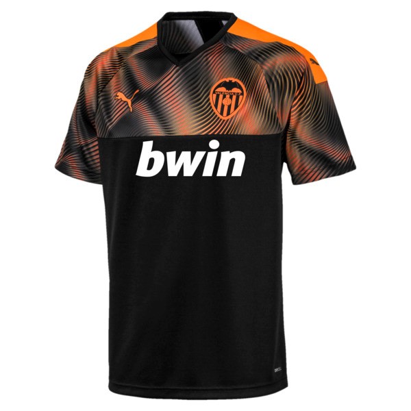 Camiseta Valencia Segunda equipo 2019-20 Negro